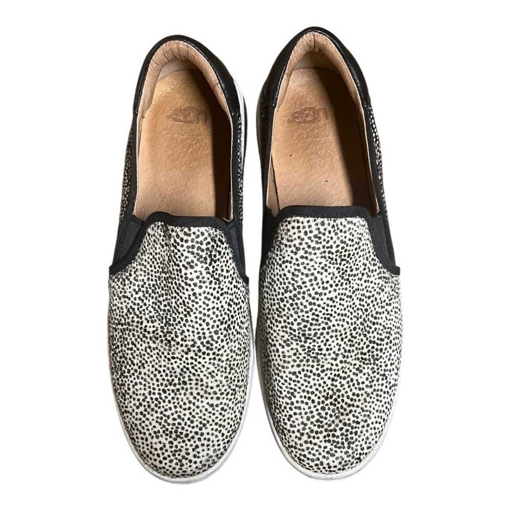 Ugg Cas Exotic Calf Hair Slip On Sneaker 9 Animal Print